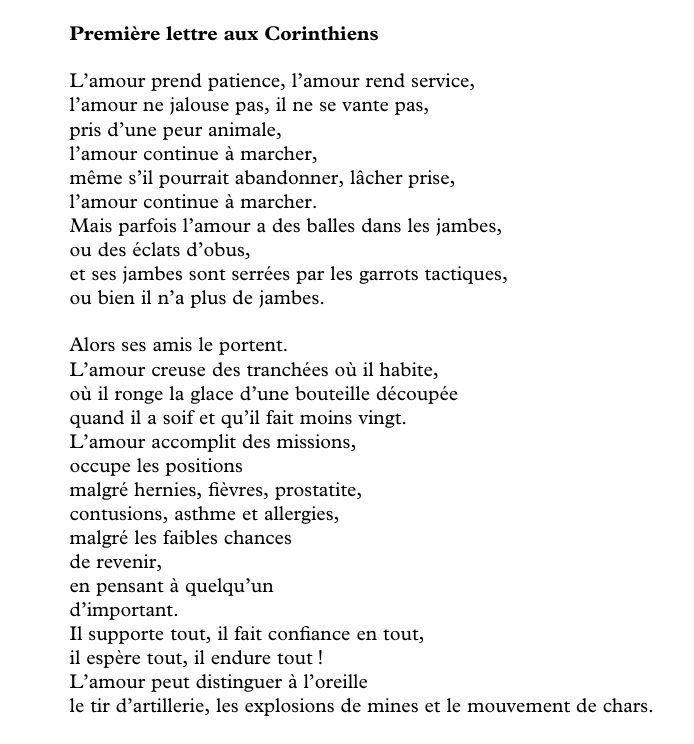 Poème tiré du livre d’Artour Dron’. Sa traduction française est parue dans la revue Po&sie (n° 187, mars 2024).