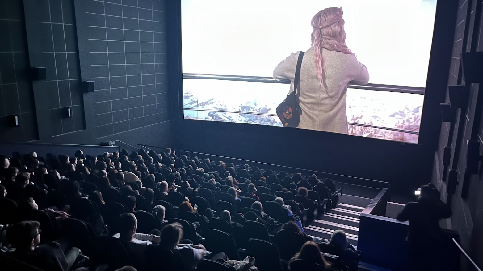 A screening of the film Victories 118, which tells the story of the consequences of a Russian missile strike on a residential building in Dnipro on 14 January 2023. Forty-six people were killed, including seven children. More than 200 people attended the screening in Dnipro, among them relatives of the victims and survivors of the attack. Photo by Memorial.ua.