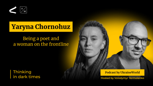 Being a poet and a woman on the frontline - with Yaryna Chornohuz