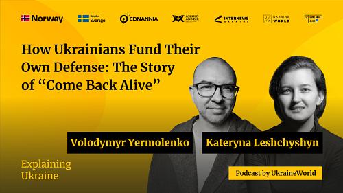 How Ukrainians fund their own defense: the story of "Come Back Alive"
