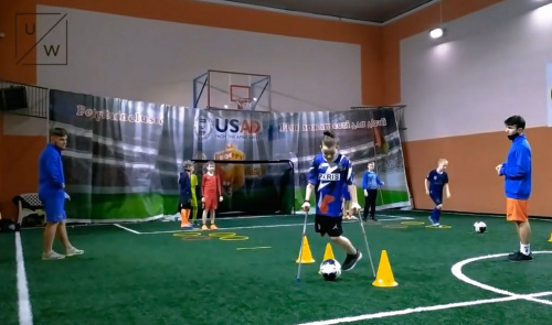 Soccer Becomes Real For Children With Disabilities In Eastern Ukraine